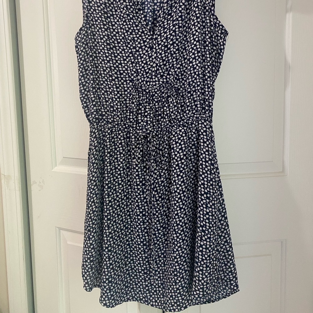 GAP Blue and White Floral Midi Dress